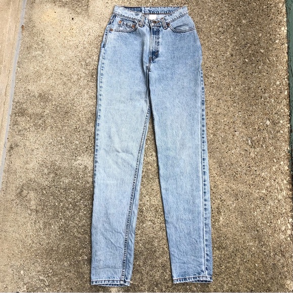 1990s Levi’s 512 light wash denim pants - Picture 3 of 5